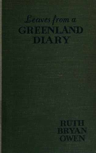 Cover for Leaves from a Greenland diary