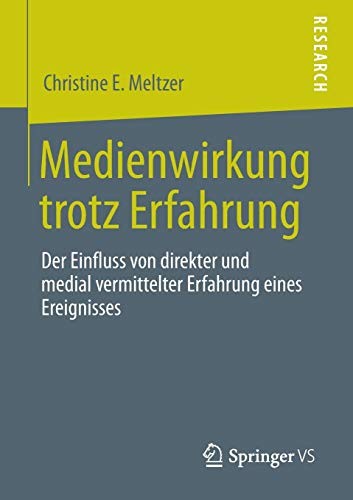 Cover for Medienwirkung trotz Erfahrung