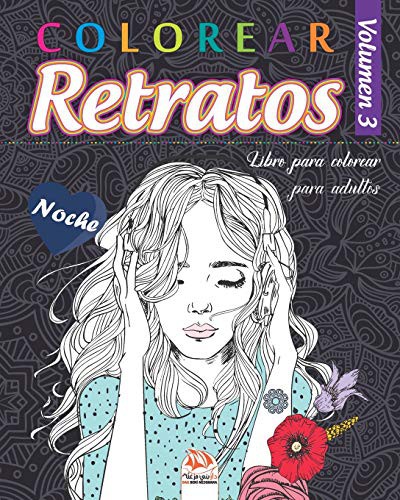 Cover for Colorear Retratos 3 - Noche