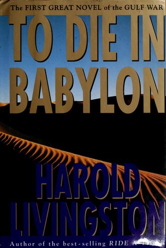 Cover for To die in Babylon