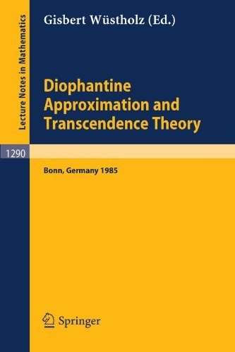 Cover for Diophantine approximation and transcendence theory