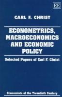 Cover for Econometrics, macroeconomics and economic policy