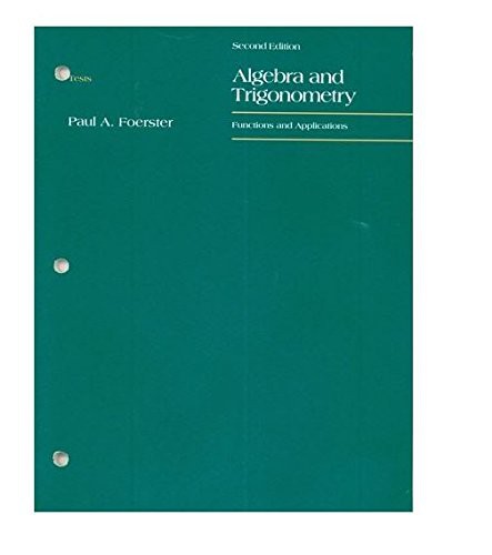 Cover for Algebra and Trigonometry