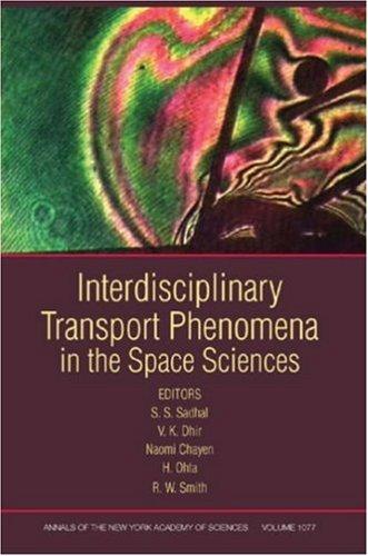 Cover for Interdisciplinary Transport Phenomena in the Space Sciences (Annals of the New York Academy of Sciences)