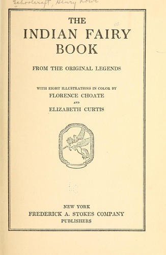 Cover for The Indian fairy book