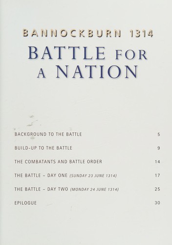 Cover for Bannockburn 1314