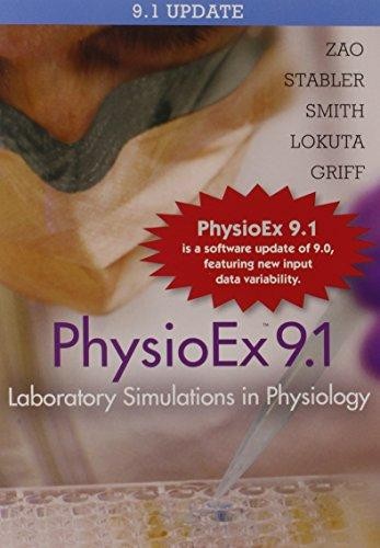 Cover for PhysioEx (TM) 9.0 : laboratory simulations in physiology with 9.1 update [recurso electrónico]