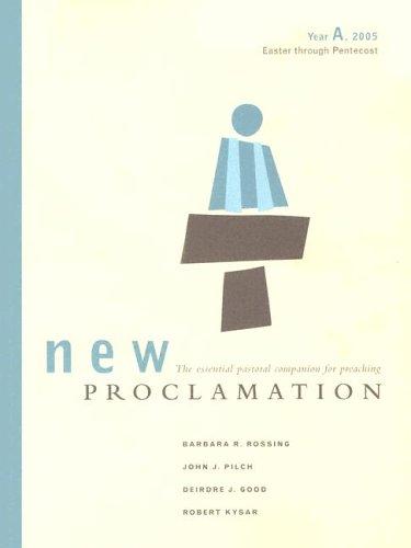 Cover for New Proclamation, Year A, 2005
