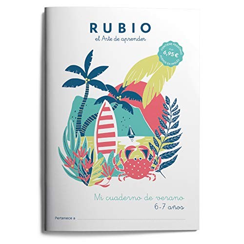 Cover for Mi cuaderno de verano RUBIO. 6-7 años
