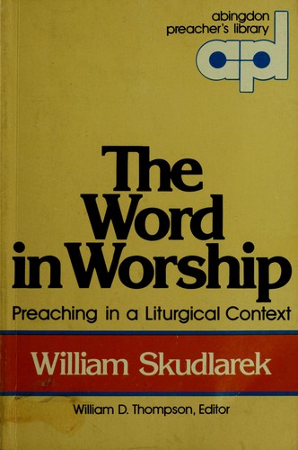 Cover for The word in worship