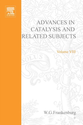 Cover for Advances in catalysis and related subjects