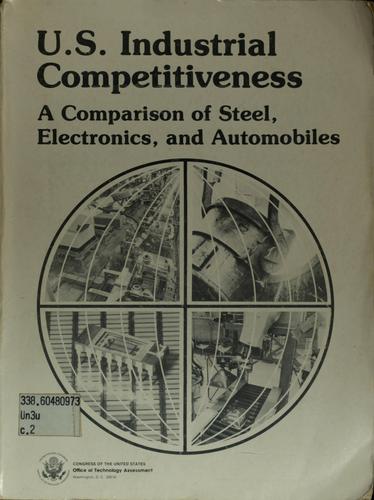 Cover for U.S. industrial competitiveness