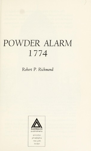 Cover for Powder alarm 1774