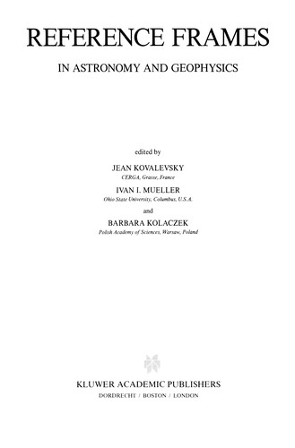 Cover for Reference Frames