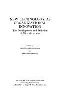 Cover for New technology as organizational innovation