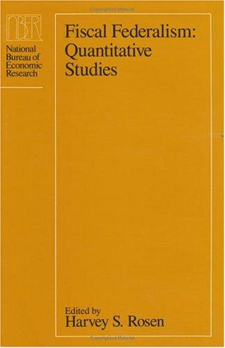Cover for Fiscal Federalism
