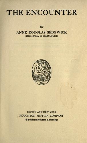 Cover for The encounter