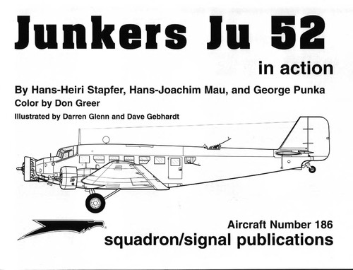 Cover for Junkers Ju 52 in action