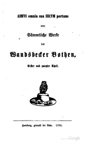 Cover for Werke