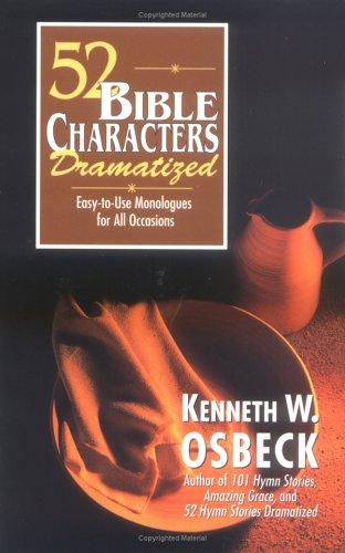 Cover for 52 Bible characters dramatized
