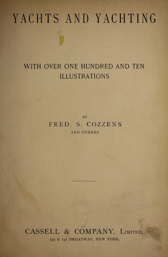 Cover for Yachts and yachting