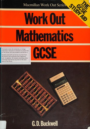 Cover for Work Out Mathematics for First Examinations