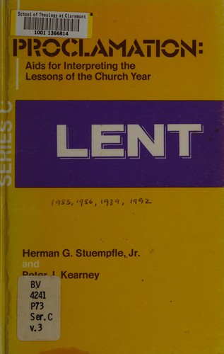 Cover for Lent