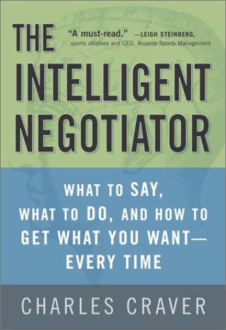 Cover for The Intelligent Negotiator