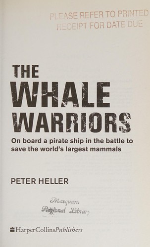 Cover for Whale Warriors