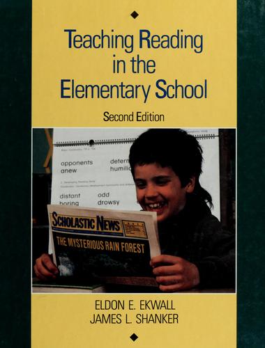 Cover for Teaching reading in the elementary school
