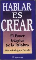 Cover for Hablar Es Crear