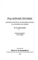 Cover for Palatinate studies