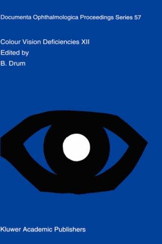 Cover for Colour vision deficiencies XII