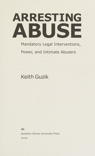 Cover for Arresting abuse