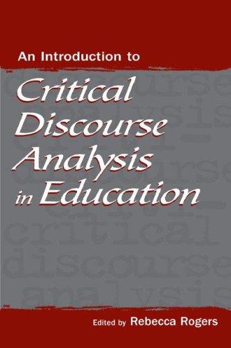 Cover for An Introduction to Critical Discourse Analysis in Education