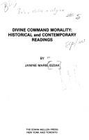 Cover for Divine command morality