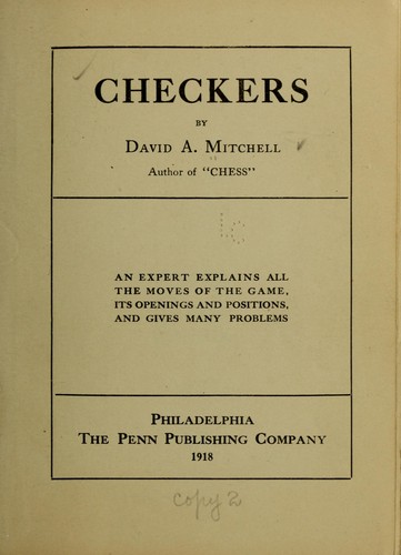 Cover for Checkers