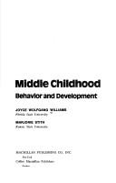 Cover for Middle childhood: behavior and development