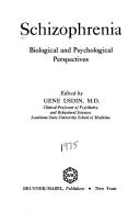 Cover for Schizophrenia