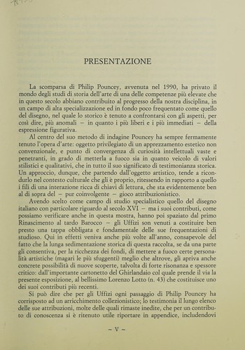 Cover for Philip Pouncey per gli Uffizi