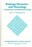 Cover for Ikalanga phonetics and phonology