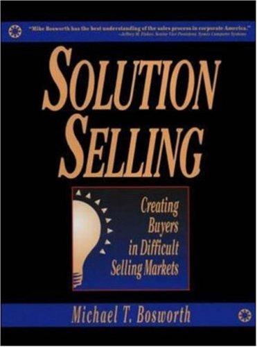 Cover for Solution selling