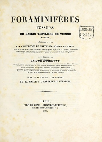 Cover for Foraminifères fossiles du bassin tertiaire de Vienne (Autriche)