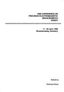 Cover for 1996 Conference on Precision Electromagnetic Measurements digest