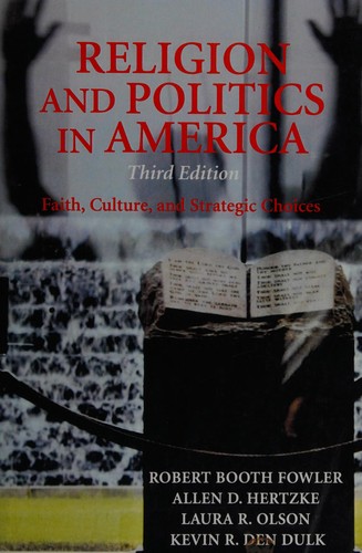 Cover for Religion and politics in America