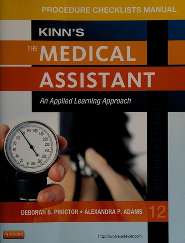 Cover for Procedure checklists manual for Kinn's the medical assistant