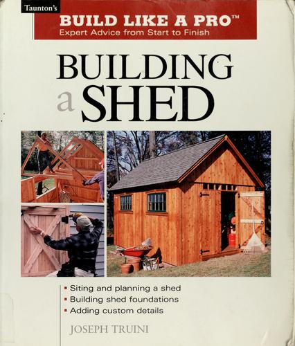 Cover for Building a shed