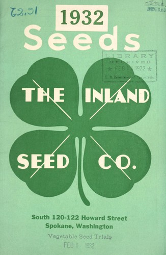 Cover for 1932 Seeds