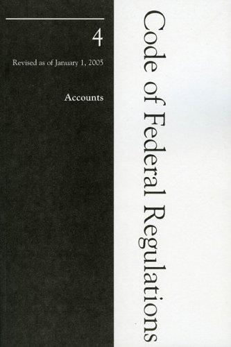 Cover for 2005 04 CFR 1-299 (General Accounting Office)
