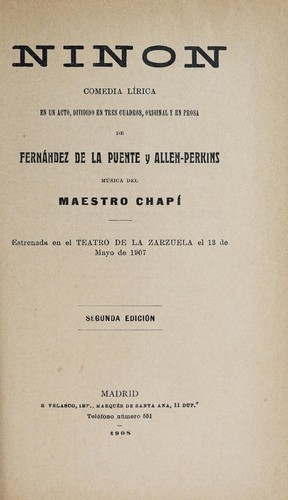 Cover for Ninón